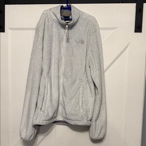 The North Face Light Gray Fleece Jacket